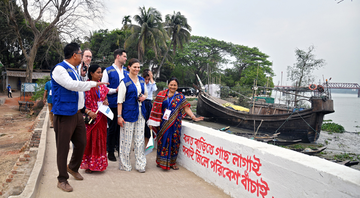 সুইডেনের রাজকুমারী ভিক্টোরিয়া এলেন চট্টগ্রামে 